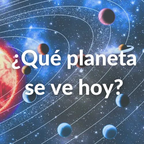 Constelaciones de estrellas: qué son y nombres de las constelaciones del cielo 88 Dibujo de los planetas del sistema solar con la pregunta sobre escrita: ¿qué planeta se ve hoy?
