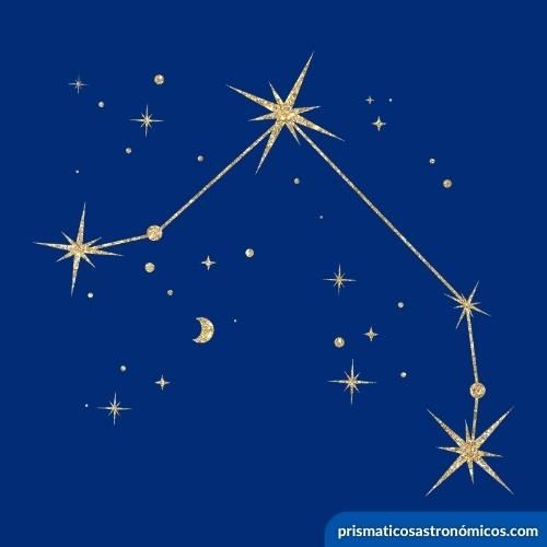 Fases de la Luna en julio de 2022 Dibujo gráfico de la constelación de Aries.