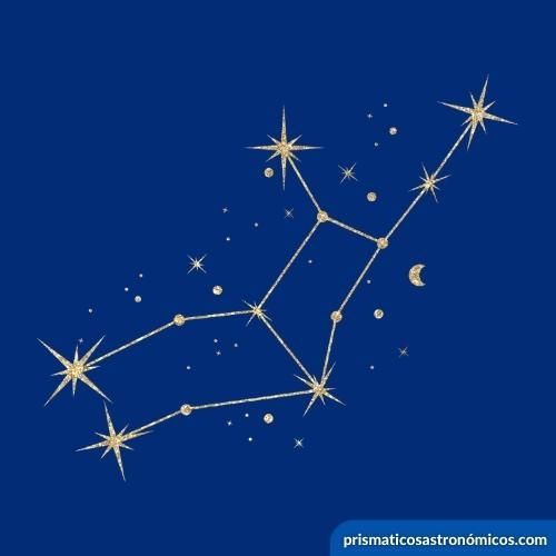 Fases de la Luna en julio de 2022 Dibujo gráfico de la constelación de Virgo.